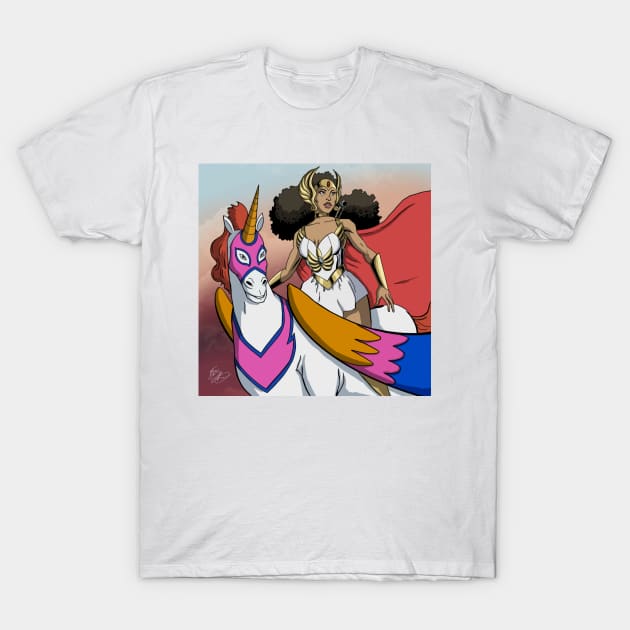 She-Ra - The Black Princess Of Power T-Shirt by theartofjoeoseibonsu